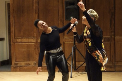 Performance at Williams College 2019Live Improvisation with MFA Kera and Mike Russell of Black Heritage at Williams College and Smith College in 2019