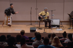 Live Improvisation with MFA Kera and Mike Russell of Black Heritage at Williams College and Smith College in 2019